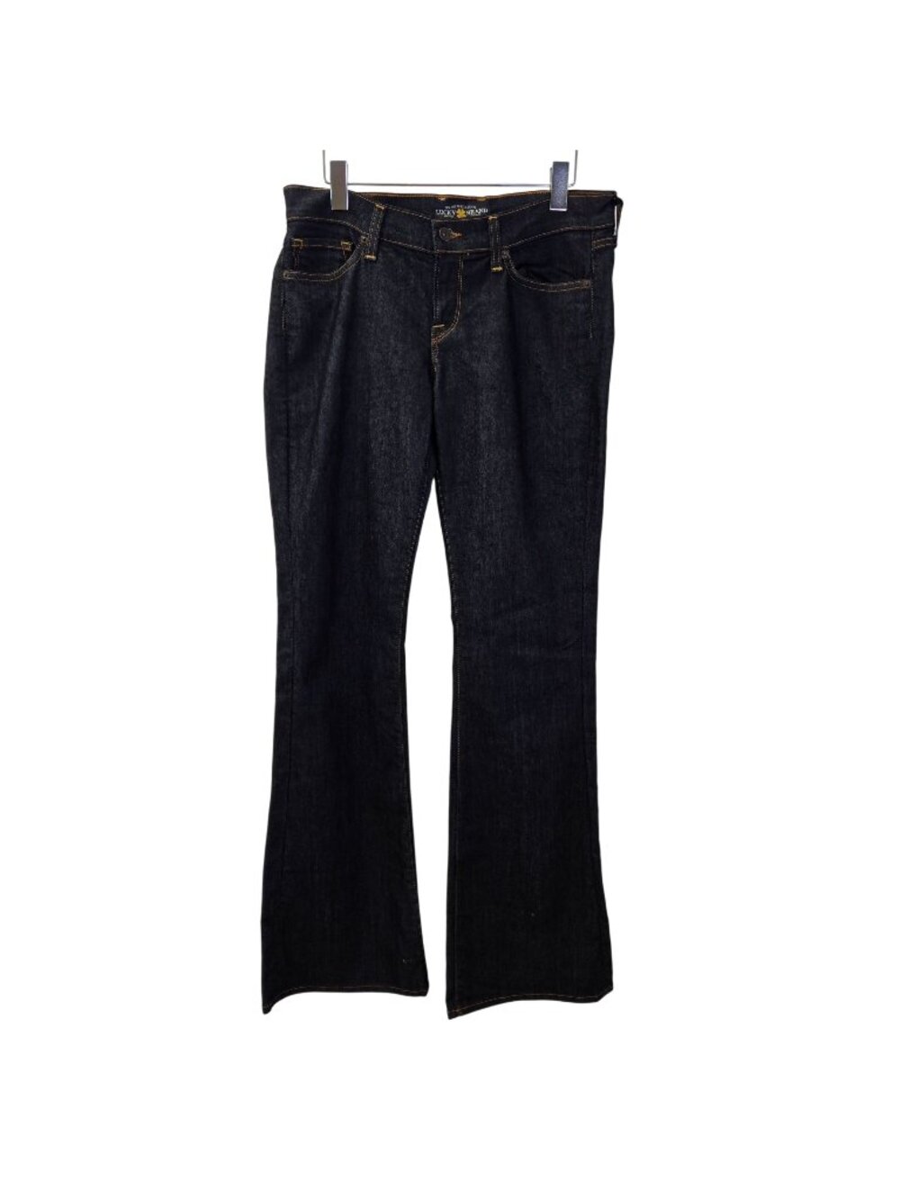 Lucky Brand Claire Flare Low Rise Dark Wash Jeans Size 8